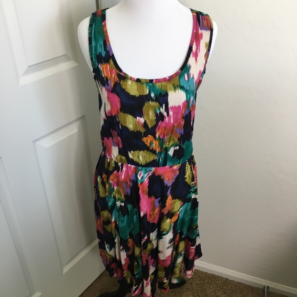 NWT Angie Watercolor Dress - Picture 6 of 7